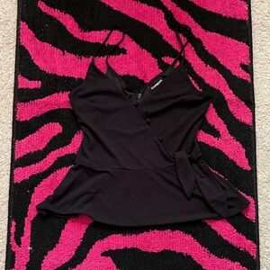 Express Black Wrap Camisole Top
